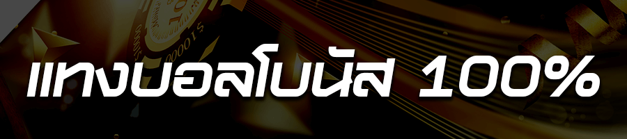 สมัครสมาชิกใหม่โบนัส 100%